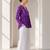 Philauri women’s purple floral printed top