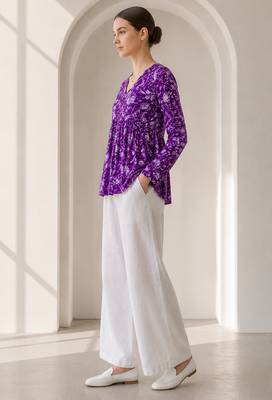 Philauri women’s purple floral printed top 4