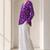 Philauri women’s purple floral printed top
