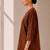 Philauri women's brown printed short kurti