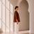 Philauri women's brown printed short kurti