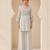 Philauri women light blue embroiderd co-ord set