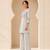Philauri women light blue embroiderd co-ord set