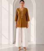 Philauri women's mustard short kurti