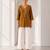 Philauri women's mustard short kurti