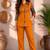 Philauri women musterd printed co-ord set
