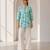 Philauri women's white short kurti