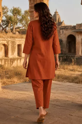 Philauri women thread work co-ord set