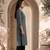 Philauri women blue printed straight kurta