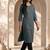 Philauri women blue printed straight kurta