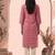 Philauri women pink printed straight kurta