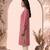 Philauri women pink printed straight kurta