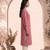 Philauri women pink printed straight kurta