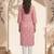 Philauri women pink printed straight kurta