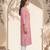 Philauri women pink printed straight kurta