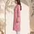 Philauri women pink printed straight kurta
