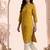 Philauri women yellow buta printed straight kurta