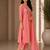 Philauri women's embroidered pink kurta set