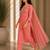 Philauri women's embroidered pink kurta set