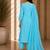Philauri women's embroidered sky blue kurta set