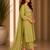 Philauri women's embroidered olive green  kurta set