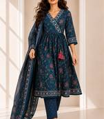 Philauri women printed wrap kurta