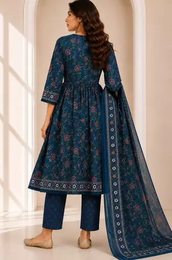 Philauri women printed wrap kurta