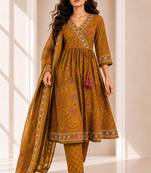 Philauri women printed wrap kurta