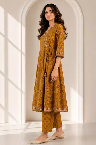 Philauri women printed wrap kurta