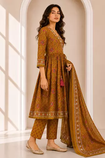 Philauri women printed wrap kurta