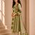 Women printed kurta set with trousers & dupatta