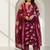 Women floral printed kurta pant with dupatta set