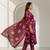 Women floral printed kurta pant with dupatta set