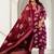 Women floral printed kurta pant with dupatta set