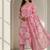 Women floral printed kurta pant with dupatta set