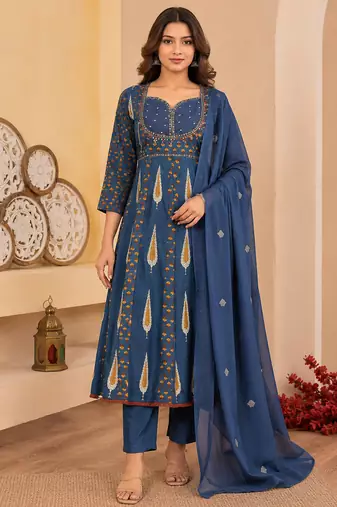 Philauri women kurta pant with dupatta set