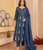 Philauri women kurta pant with dupatta set