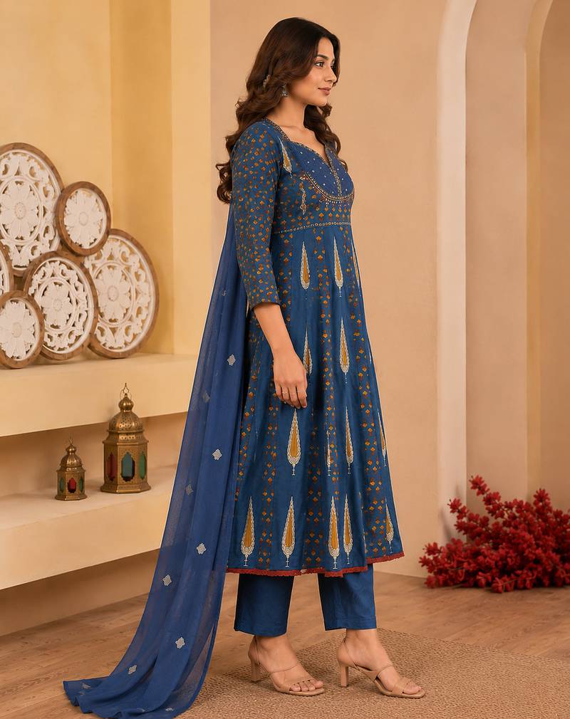 Philauri women kurta pant with dupatta set
