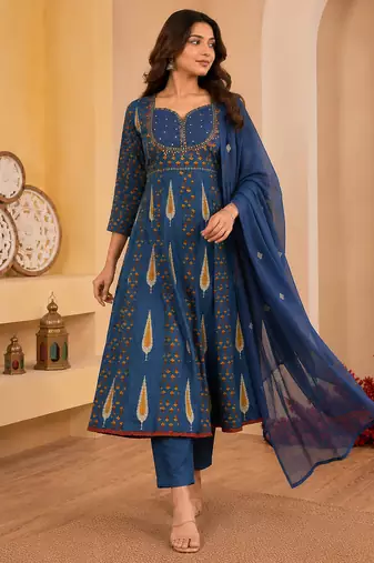 Philauri women kurta pant with dupatta set
