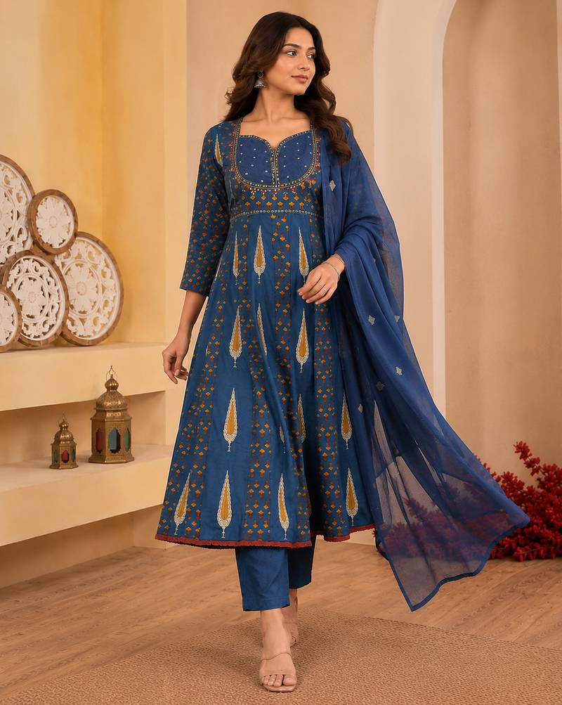 Philauri women kurta pant with dupatta set