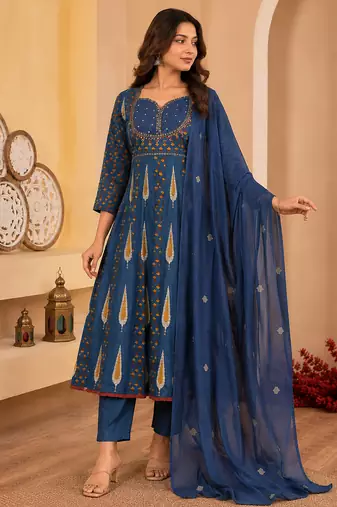 Philauri women kurta pant with dupatta set