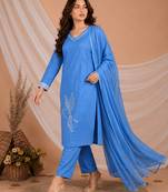 Philauri women kurta pant with dupatta set