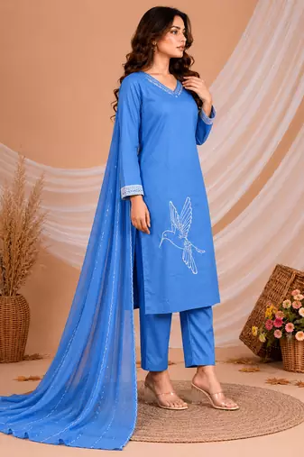 Philauri women kurta pant with dupatta set