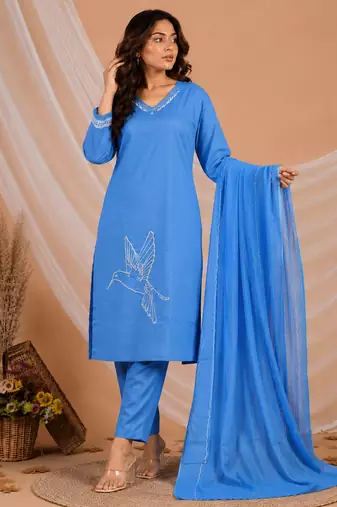 Philauri women kurta pant with dupatta set