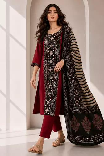 Philauri women kurta pant with dupatta set