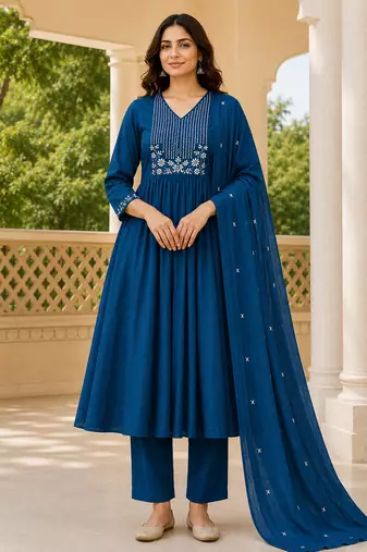 Philauri women kurta pant with dupatta set