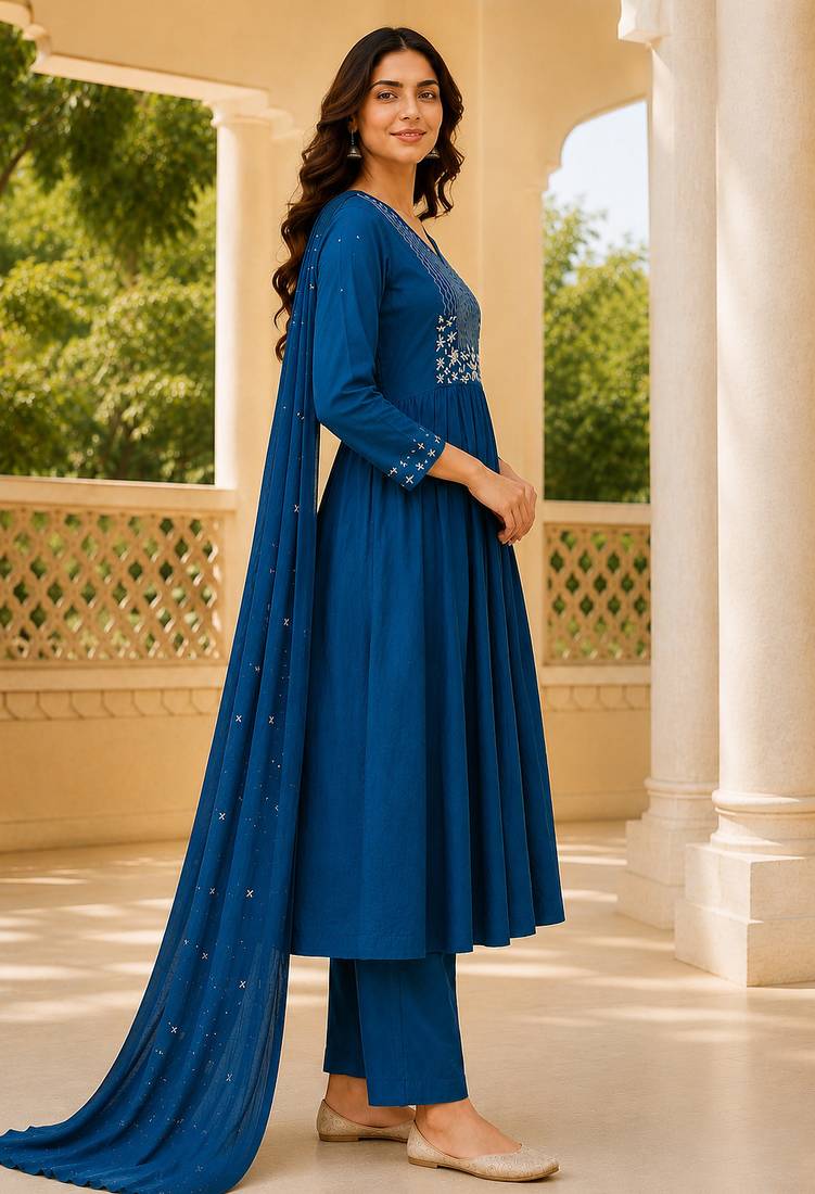 Philauri women kurta pant with dupatta set