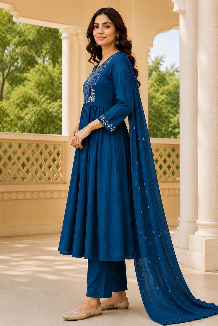 Philauri women kurta pant with dupatta set
