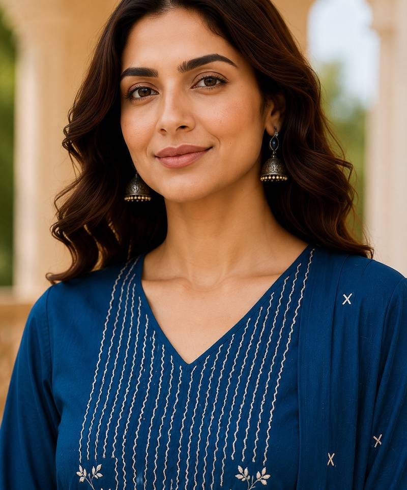 Philauri women kurta pant with dupatta set