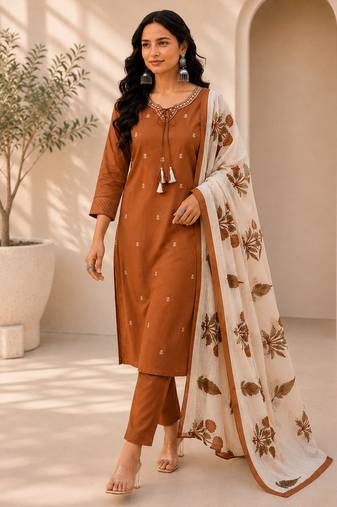 Philauri women kurta pant with dupatta set